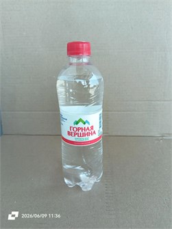 Горная Вершина Вода питьевая, газированная, 0.5 л 10012