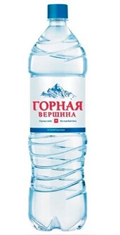 Вода горная вершина негазированная 1,5 л. 10013